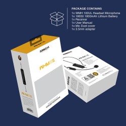 SonicGear Microphone Wireless 2xHeadsets - WMH 100 UL DUAL - Wireless, 2xHeadsets — Buy in Cyprus with Fast Delivery