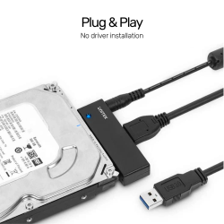 Unitek USB3.0 to SATA 2.5-3.5'' HDD Converter - Y-1039 - USB3.0 to SATA 2.5-3.5'' HDD Converter incl 12V2A PSU