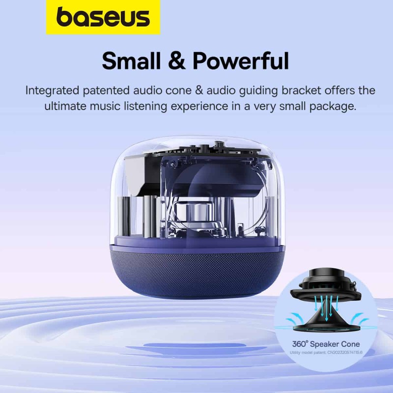 Baseus Speaker Wireless - AeQur V2 - Midnight Purple — Buy in Cyprus with Fast Delivery