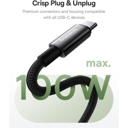 Baseus Cable USB-C to USB-C - Tungsten Gold Magnetic Charging Cable 1.0m — Buy in Cyprus with Fast Delivery