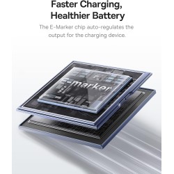 Baseus Cable USB-C to USB-C - Tungsten Gold Magnetic Charging Cable 1.0m — Buy in Cyprus with Fast Delivery