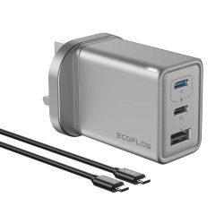 EcoFlow RAPID 65W GaN Charger UK - including 100W USB-C Cable — Buy in Cyprus with Fast Delivery