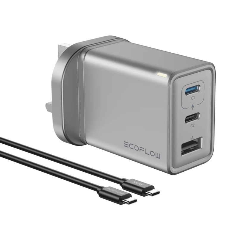 EcoFlow RAPID 65W GaN Charger UK - including 100W USB-C Cable — Buy in Cyprus with Fast Delivery