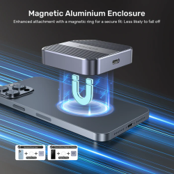 Unitek USB-C NVME PCIe M2 2230 Magnetic SSD Enclosure - S1244A - 10Gbps PD100W — Buy in Cyprus with Fast Delivery