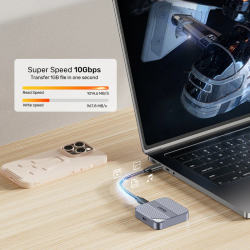 Unitek USB-C NVME PCIe M2 2230 Magnetic SSD Enclosure - S1244A - 10Gbps PD100W — Buy in Cyprus with Fast Delivery