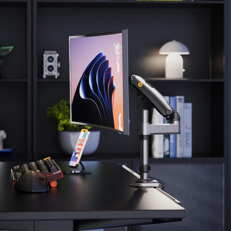 NBMounts H100 Single Arm Gas Desktop Monitor Mount (upgraded version) — Buy in Cyprus with Fast Delivery