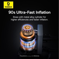 Baseus VA Motorcycle Bicycle Scooter Primetrip Series Air Inflator - Air Inflator — Buy in Cyprus with Fast Delivery