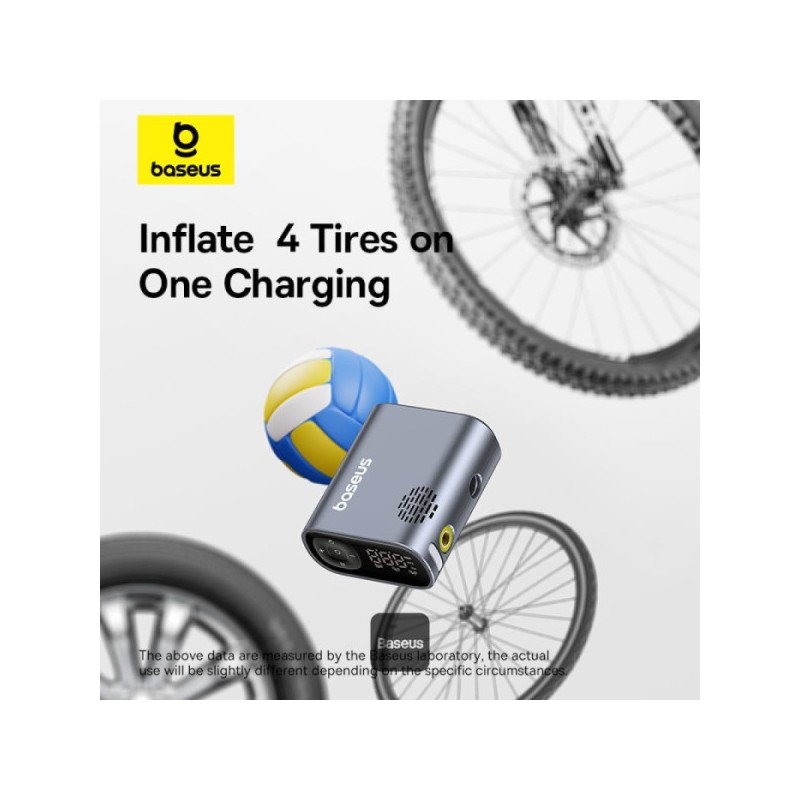Baseus VA Motorcycle Bicycle Scooter Primetrip Series Air Inflator - Air Inflator — Buy in Cyprus with Fast Delivery