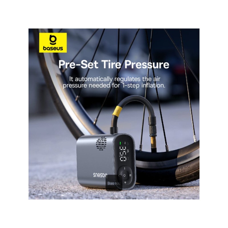 Baseus VA Motorcycle Bicycle Scooter Primetrip Series Air Inflator - Air Inflator — Buy in Cyprus with Fast Delivery