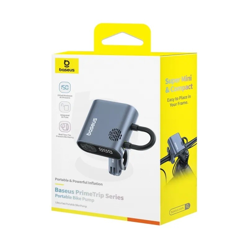 Baseus VA Motorcycle Bicycle Scooter Primetrip Series Air Inflator - Air Inflator — Buy in Cyprus with Fast Delivery