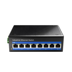 Cudy Switch PoE Gigabit 8PoE Industrial 240W IP40 - IG1008P - PoE, Gigabit, 8PoE, Industrial, 240W, IP40