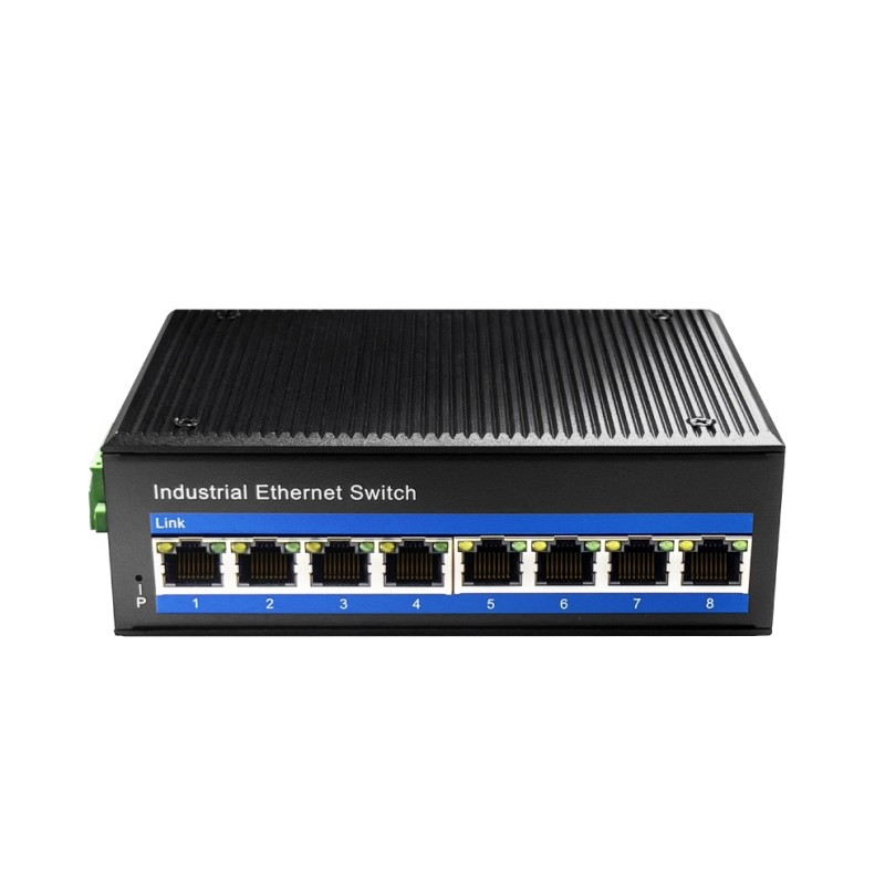 Cudy Switch PoE Gigabit 8PoE Industrial 240W IP40 - IG1008P - PoE, Gigabit, 8PoE, Industrial, 240W, IP40