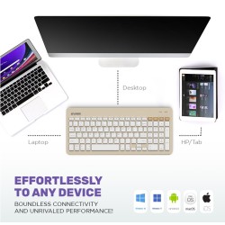 Alcatroz XPLORER GO! Wireless Mini Keyboard - BTR 200 - Wireless, Mini Keyboard, 2.4G+BT — Buy in Cyprus with Fast Delivery