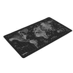Natec Time Zone Map XL Mousepad - Grey Black — Buy in Cyprus with Fast Delivery
