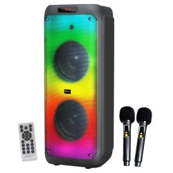 SonicGear 2 x 12'' Portable Karaoke Speaker - AudioXPro1200HD - 2 x Wireless Microphones — Buy in Cyprus with Fast Delivery