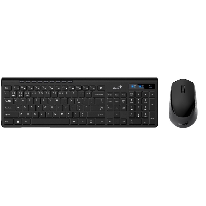 Genius Keyboard-Mouse Set - SlimStar 8230 - Wireless+BT English — Buy in Cyprus with Fast Delivery