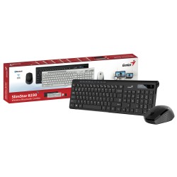 Genius Keyboard-Mouse Set - SlimStar 8230 - Wireless+BT English — Buy in Cyprus with Fast Delivery