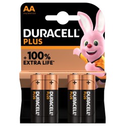 Duracell Alkaline AA Plus Batteries - 4pcs — Buy in Cyprus with Fast Delivery