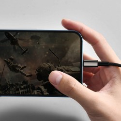 Baseus USB Cable - CAMLTWJ-01 - Tungsten Gold 3in1 Micro Light TypeC — Buy in Cyprus with Fast Delivery