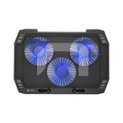 Natec ORIOLE Laptop Cooling Stand - 17.3'' with 3 Fans LED 2xUSB — Buy in Cyprus with Fast Delivery