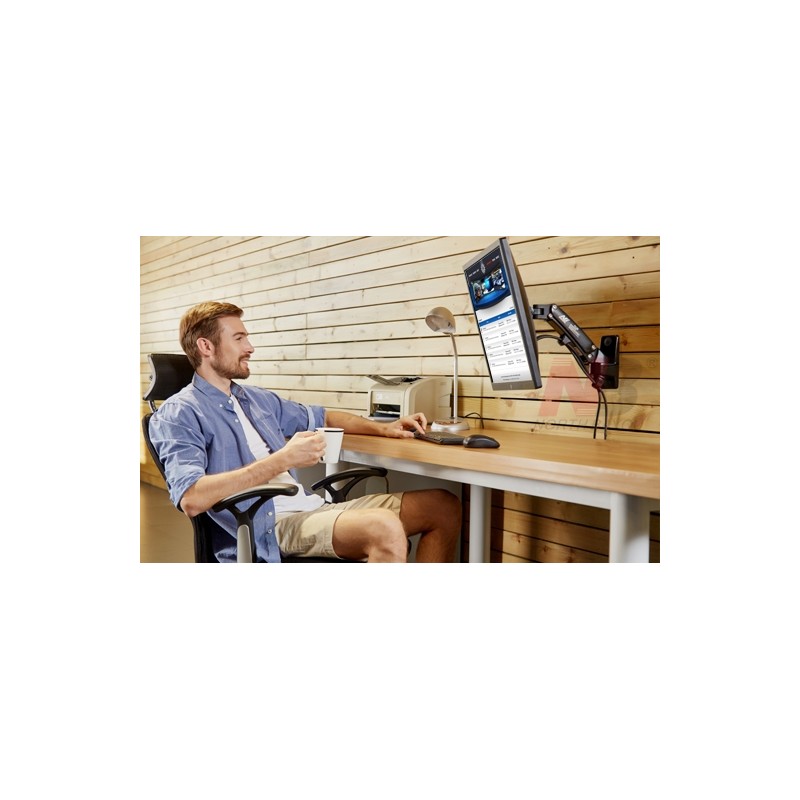 NBmounts TV Monitor Wall Mount - F120 - Gas Strut Single Arm 10x10 — Buy in Cyprus with Fast Delivery