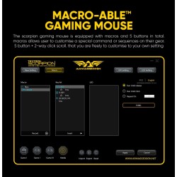 Armaggeddon Pro-Gaming Mouse - SCORPION 5 - Pro-Gaming Mouse with Free Mousepad — Buy in Cyprus with Fast Delivery
