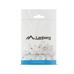 Lanberg CAT6 UTP Passthrough RJ45 Ethernet EZ Plugs - 20PCS — Buy in Cyprus with Fast Delivery