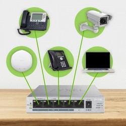 Zyxel Switch PoE Gigabit 4PoE 60W UK Plug - GS1005-HP - PoE Gigabit 4PoE 60W UK Plug — Buy in Cyprus with Fast Delivery