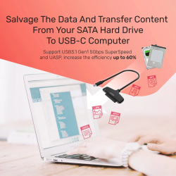 Unitek USB-C 3.1 to SATA6G Converter 2.5'' - Y-1096A - USB-C 3.1 to SATA6G Converter 2.5'' — Buy in Cyprus with Fast Delivery