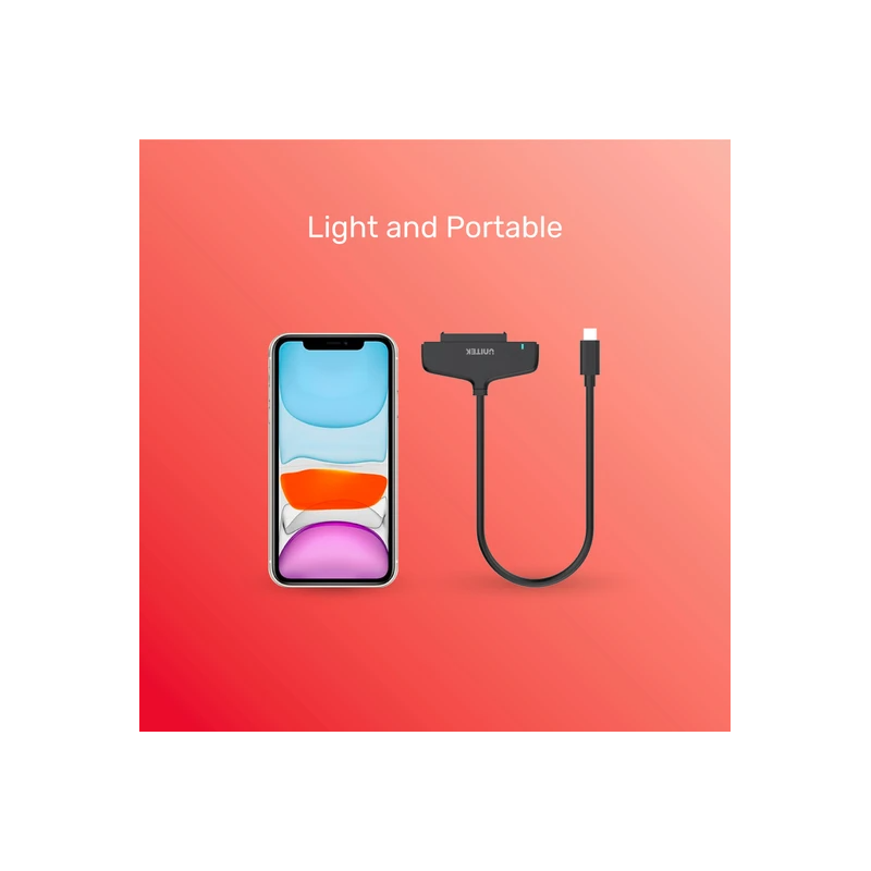 Unitek USB-C 3.1 to SATA6G Converter 2.5'' - Y-1096A - USB-C 3.1 to SATA6G Converter 2.5'' — Buy in Cyprus with Fast Delivery