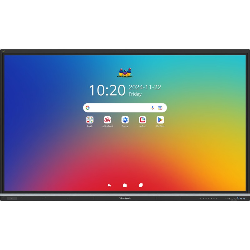 Viewsonic Viewboard Interactive Display Touch - IFP7551 - 75-inch 4K Android 14 NFC Palm Rejection EDLA PlayStore