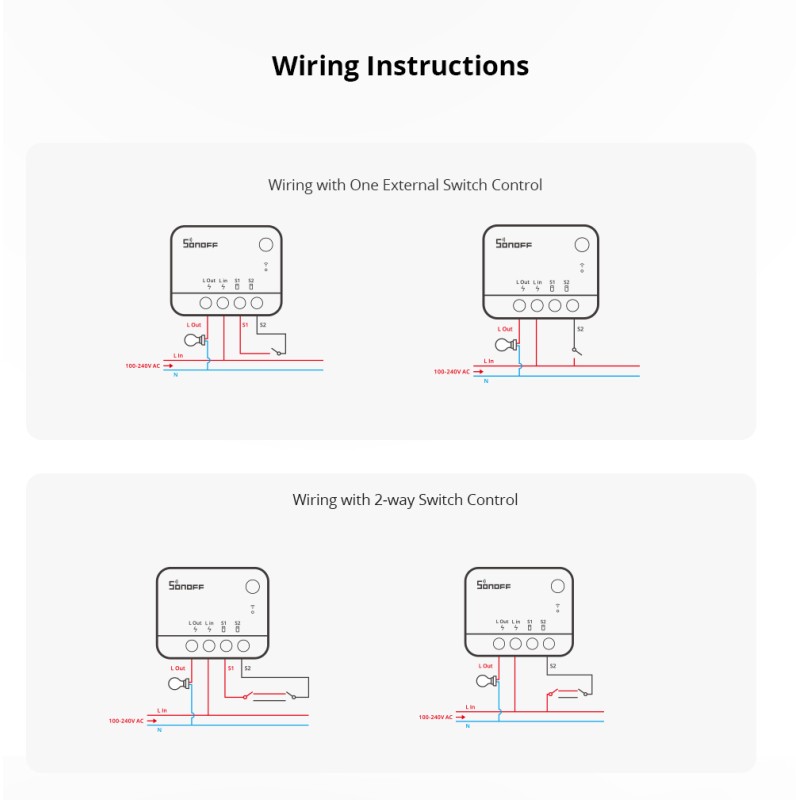 SONOFF Zigbee Smart Switch - ZBMINIL2 - Zigbee Smart Switch — Buy in Cyprus with Fast Delivery