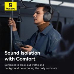 Baseus Headphones - Bass 35 Max - Over Ear Black — Buy in Cyprus with Fast Delivery
