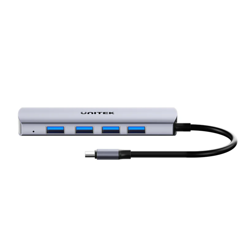 Unitek USB-C Hub - H1112E - 4xUSB-A 10Gbps & USB-C Power Port — Buy in Cyprus with Fast Delivery