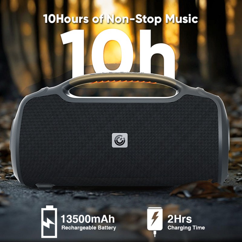 SonicGear StudioBeats III Powerful 240W Portable IPx6 Waterproof Speaker with Bluetooth, USB Large Battery, Microphon...