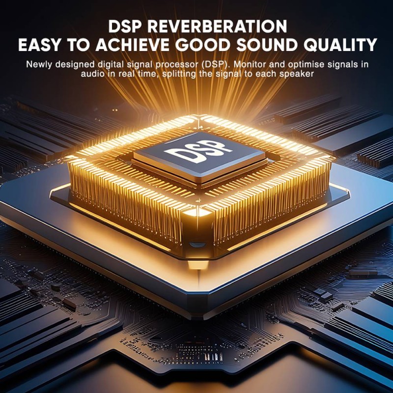 SonicGear StudioBeats III Powerful 240W Portable IPx6 Waterproof Speaker with Bluetooth, USB Large Battery, Microphon...