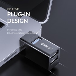 Orico USB-A Hub - MINI-U32 - 3Port Mini Stick type — Buy in Cyprus with Fast Delivery