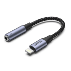 Unitek MC Adaptor Lightning to 3.5mm Audio - M1208A - Lightning to 3.5mm Audio — Buy in Cyprus with Fast Delivery