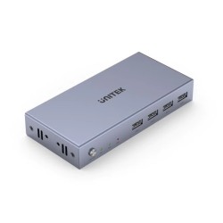 Unitek KVM HDMI 4K60Hz Switch 2-1 with 4-Port USB Hub - V307A - KVM HDMI 4K60Hz Switch 2-1 with 4-Port USB Hub