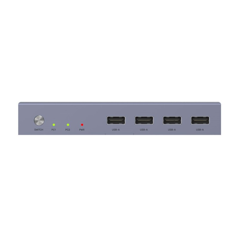 Unitek KVM HDMI 4K60Hz Switch 2-1 with 4-Port USB Hub - V307A - KVM HDMI 4K60Hz Switch 2-1 with 4-Port USB Hub