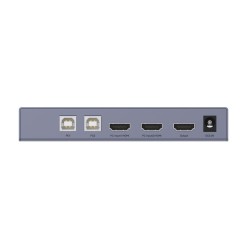 Unitek KVM HDMI 4K60Hz Switch 2-1 with 4-Port USB Hub - V307A - KVM HDMI 4K60Hz Switch 2-1 with 4-Port USB Hub
