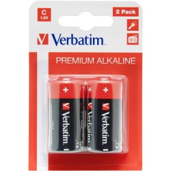 Verbatim Batteries - Alkaline C 2pcs — Buy in Cyprus with Fast Delivery