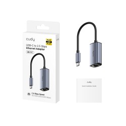 Cudy Converter USB-C to 2.5GbE LAN - UE25C - Aluminium — Buy in Cyprus with Fast Delivery