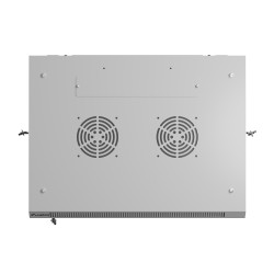 Lanberg Wall Rack 19'' with Perforated Door - 9U 45cm Grey Flat Packed — Buy in Cyprus with Fast Delivery