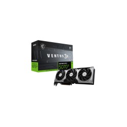 MSI Ventus 3X OC GeForce RTX 5070 Ti - 16GB GDDR7, 2482 MHz Boost, Aluminium/Black — Buy in Cyprus with Fast Delivery