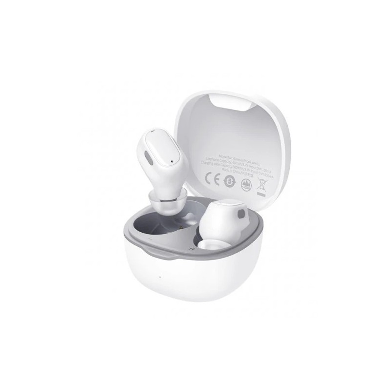 Baseus Headphones In Ear TWS Encok - WM01 - White — Buy in Cyprus with Fast Delivery