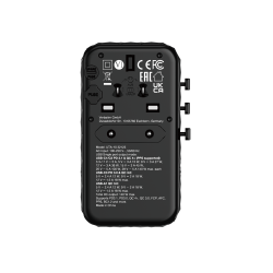 Verbatim Charger Travel Adapter World to World GAN III 140W 2xC 2xA - UTA-10 - World to World GAN III 140W 2xC 2xA