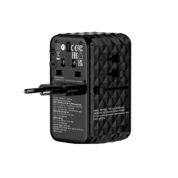 Verbatim Charger Travel Adapter World to World GAN III 140W 2xC 2xA - UTA-10 - World to World GAN III 140W 2xC 2xA