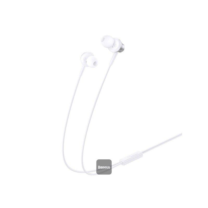 Baseus Earphones Wired 3.5mm Encok - HZ11 - White — Buy in Cyprus with Fast Delivery