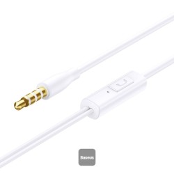 Baseus Earphones Wired 3.5mm Encok - HZ11 - White — Buy in Cyprus with Fast Delivery